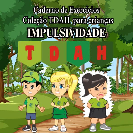 CADERNO DE EXERCÍCIOS COLEÇÃO TDAH IMPULSIVIDADE