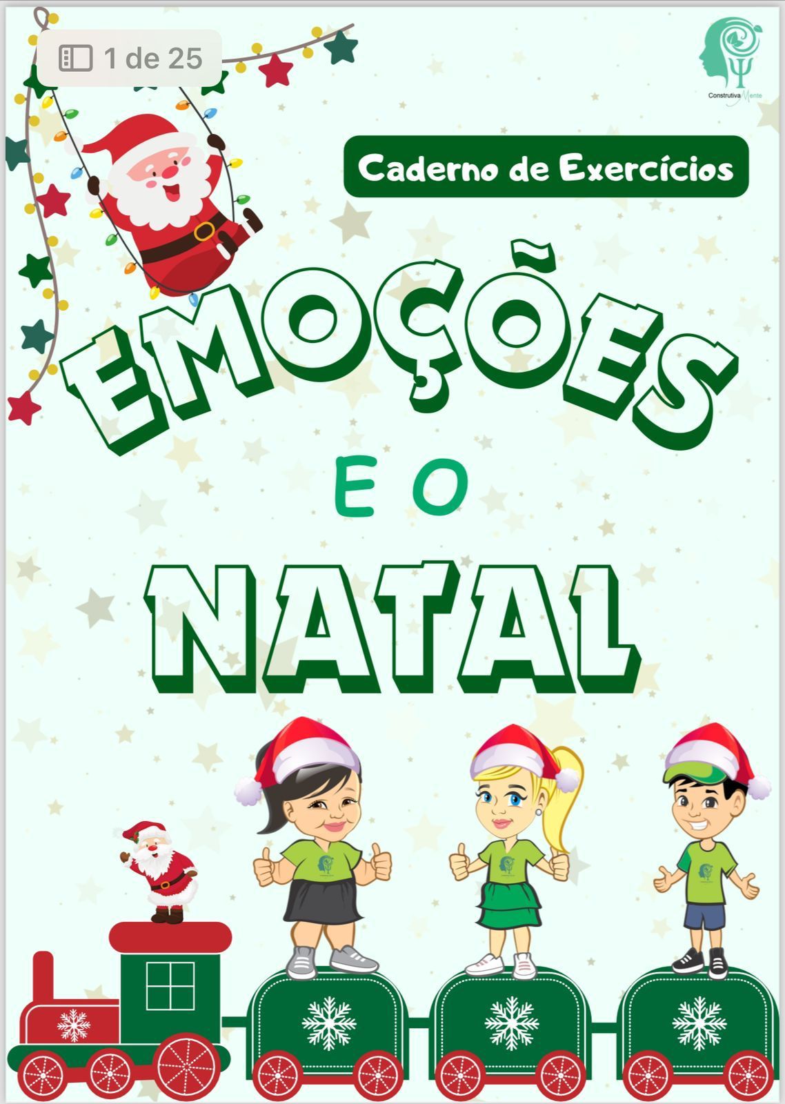 CADERNO DE EXERCÍCIOS EMOÇÕES E O NATAL